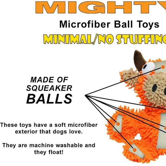 MIGHTY- DOG's TOY (Triceratops) 9 Extremely Strong Extremely Durable - Picture 4 of 5